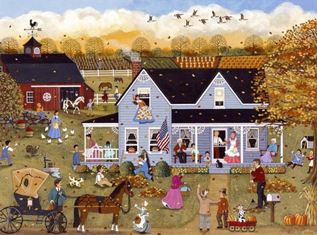 Thanksgiving Eve by Sheila Lee art print