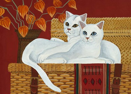 Smudge And Ellie by Jan Panico art print