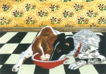 Sharing by Jan Panico art print