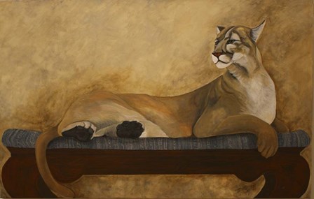 She's a Cougar by Jan Panico art print