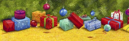 Christmas Border 2 by Janet Pidoux art print