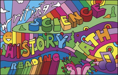 School Courses by Howie Green art print