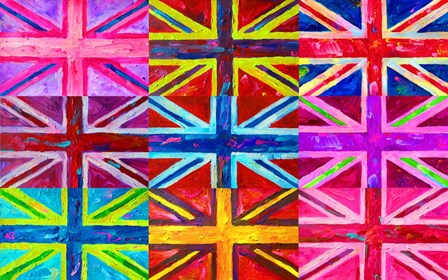 Union Jacks by Howie Green art print