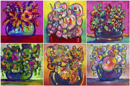 6 Flowers2 by Howie Green art print