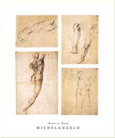 Studio di Figure by Michelangelo Buonarroti art print