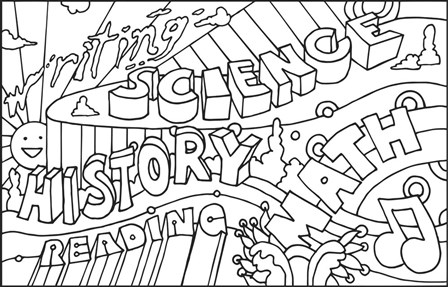 School Courses by Howie Green art print