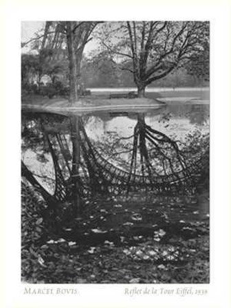 Reflet de la Tour Eiffel, 1939 by Marcel Bovis art print