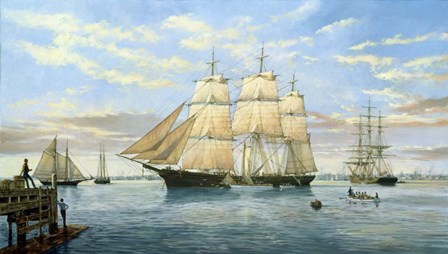 Flying Cloud Under Weigh by Jack Wemp art print