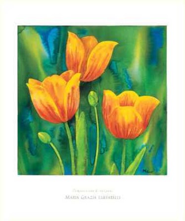 Composizione di Tulipani by Maria Grazia Luffarelli art print