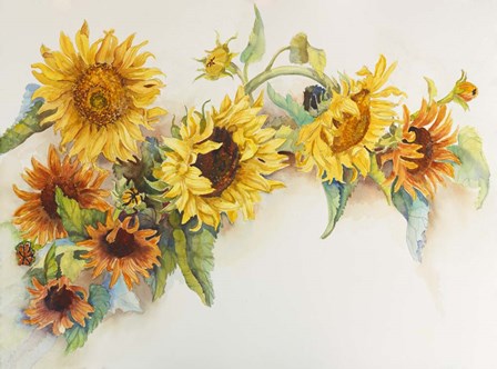 Arch of Sunflowers by Joanne Porter art print