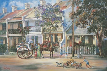 The ""Milko"" by John Bradley art print