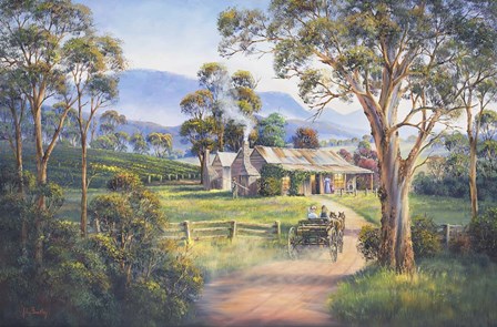 Early Days by John Bradley art print