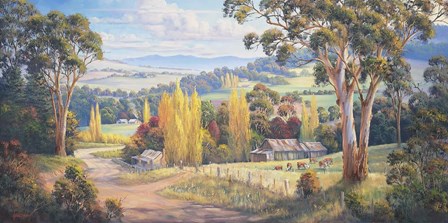 Gilmore Valley Gold by John Bradley art print