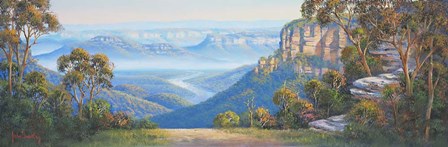 Upper Reaches Of The Warragamba by John Bradley art print