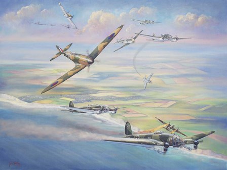 Battle Of Britain by John Bradley art print