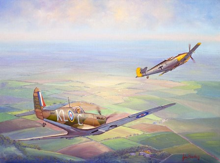 Nowhere To Hide by John Bradley art print