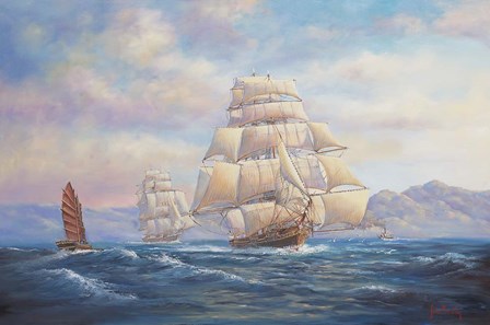 Homeward Bound by John Bradley art print