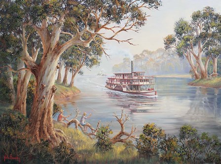 Queen Of The Murray by John Bradley art print