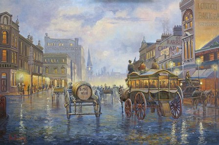 City Lights by John Bradley art print