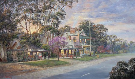 Close Of Day - Gundaroo by John Bradley art print