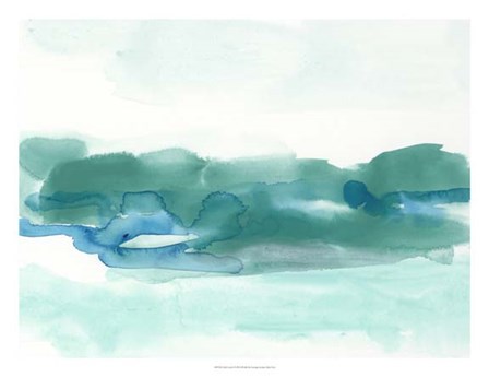 Teal Coast I by June Erica Vess art print