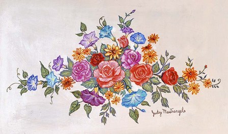 Flower Bouquet by Judy Mastrangelo art print