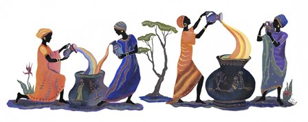 Women Pouring by Judy Mastrangelo art print