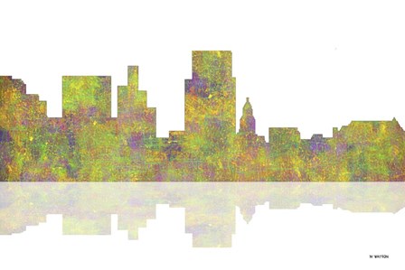 Boise Idaho Skyline 1 by Marlene Watson art print