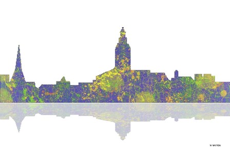 Annapolis Maryland Skyline 1 by Marlene Watson art print