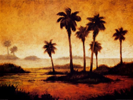 Sunset Palms I by Gregory Williams art print