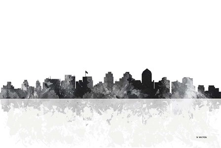 San Diego California Skyline by Marlene Watson art print