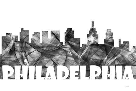 Philadelphia Skyline BG 2 by Marlene Watson art print