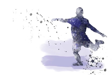 Soccer Player 2 by Marlene Watson art print