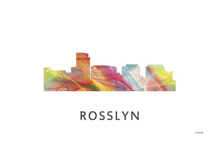 Rosslyn Virginia Skyline by Marlene Watson art print