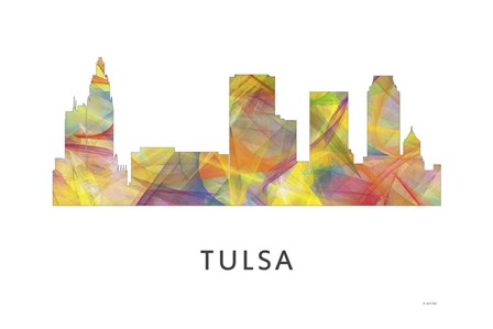 Tulsa Oklahoma by Marlene Watson art print