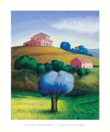 Casale Sul Poggio by Tatiana Veremejenco art print