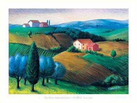 Colline Toscane by Tatiana Veremejenco art print