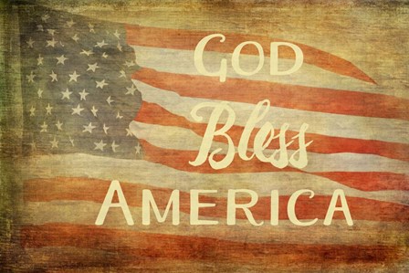 God Bless America by Ramona Murdock art print