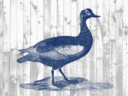 Woodgrain Fowl IV by Jennifer Goldberger art print