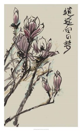 Mandarin Magnolia II by Melissa Wang art print