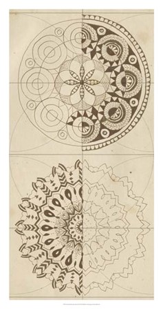 Sacred Geometry Sketch II by Naomi McCavitt art print