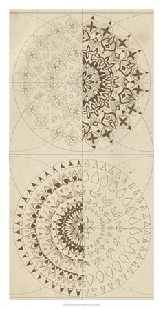 Sacred Geometry Sketch III by Naomi McCavitt art print