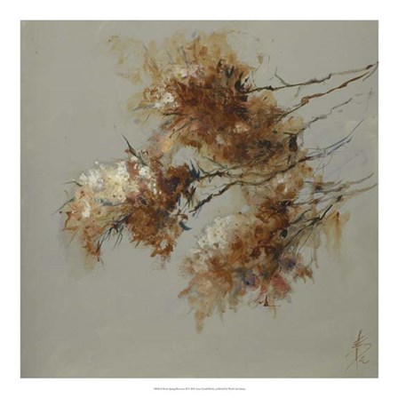 Rusty Spring Blossoms II by Anne Farrall art print