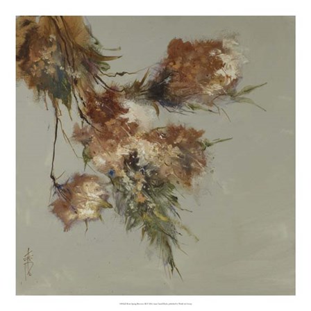 Rusty Spring Blossoms III by Anne Farrall art print