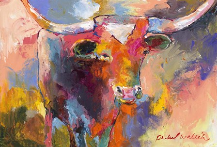Steer by Richard Wallich art print