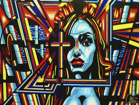 Face The Faith by Abstract Graffiti art print
