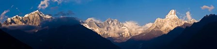 Mt Everest, Ama Dablam, Khumbu, Himalayas, Nepal by Panoramic Images art print
