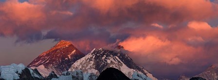 Snowcapped Mountain Peaks, Mt Everest, Himalayas by Panoramic Images art print
