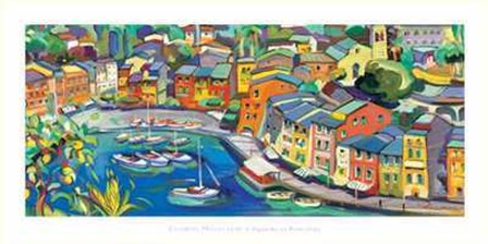 Sguardo Su Portofino by Claudio Malacarne art print