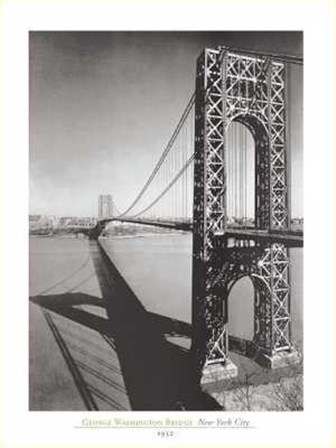 George Washington Bridge NYC art print